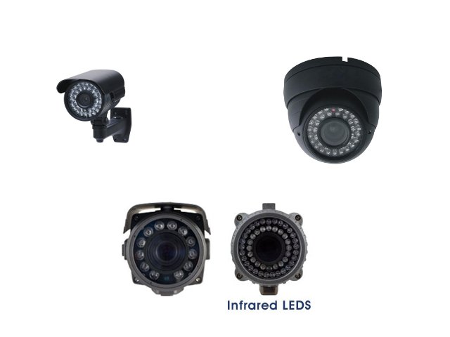 infrared night vision camera leds
